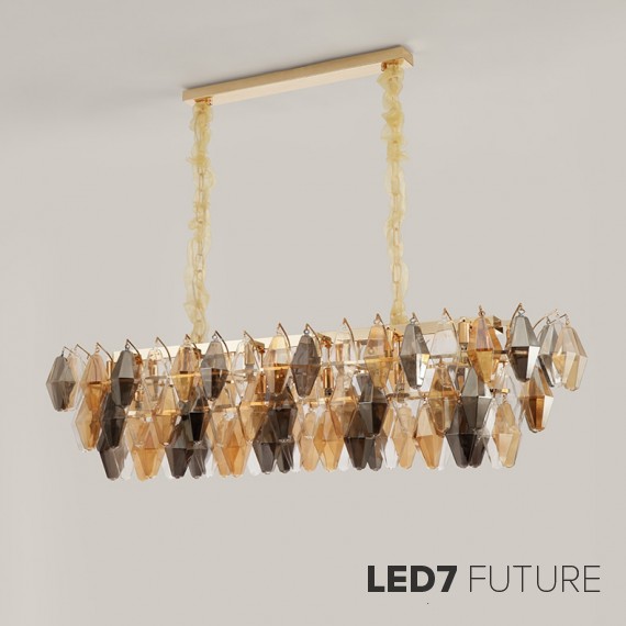 Ritz - Barcelona Rectangular Chandelier